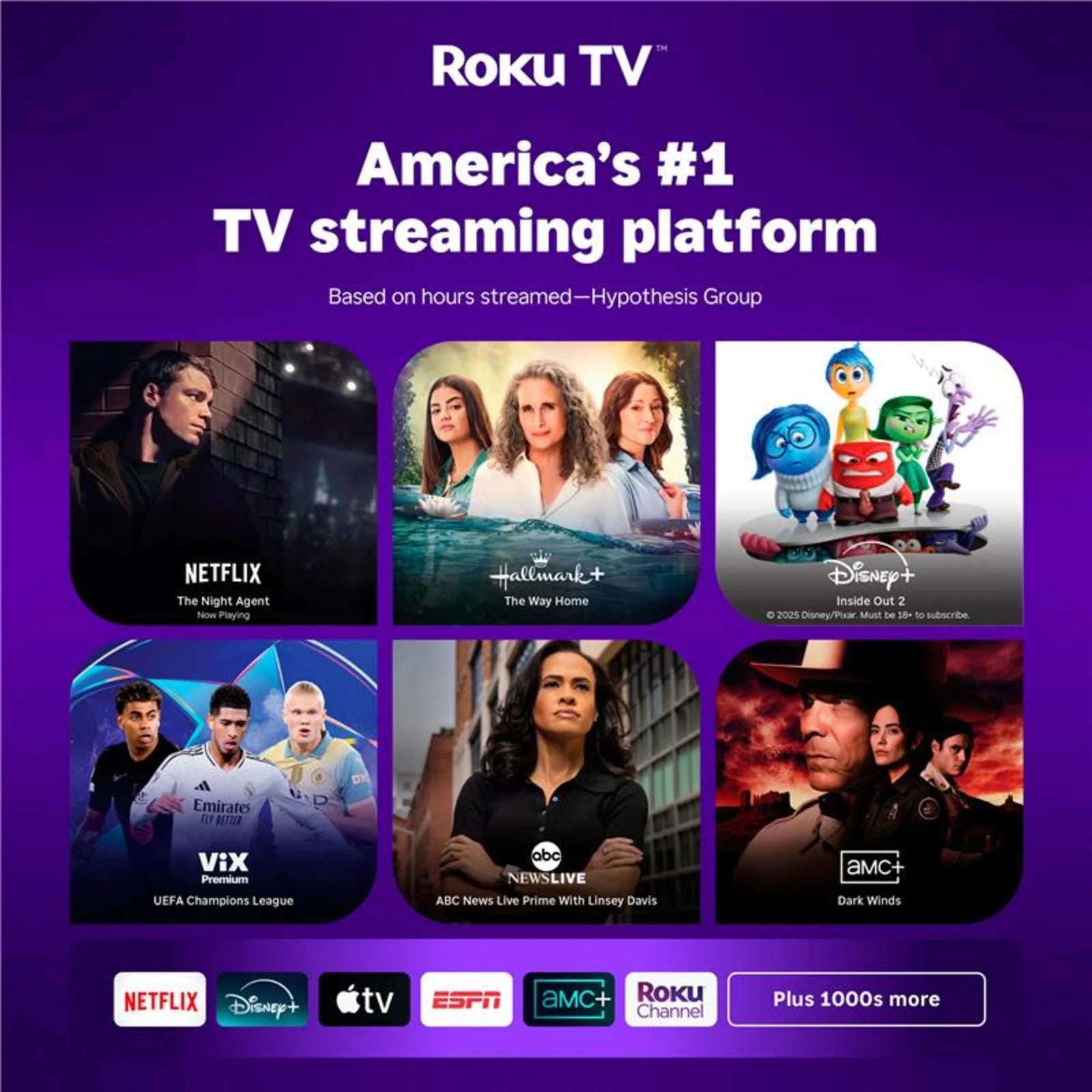 43” Class 4K UHD Roku Smart Television, 100012584