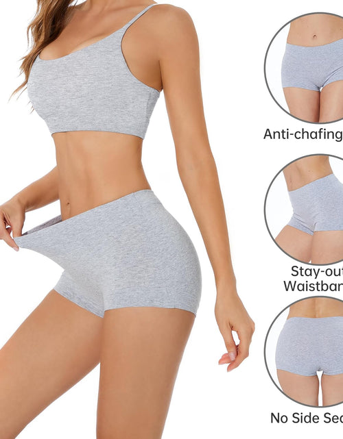 Load image into Gallery viewer, Boy Shorts Underwear for Women - Boxers for Women, Women'S Cotton Underwear Boyshorts
