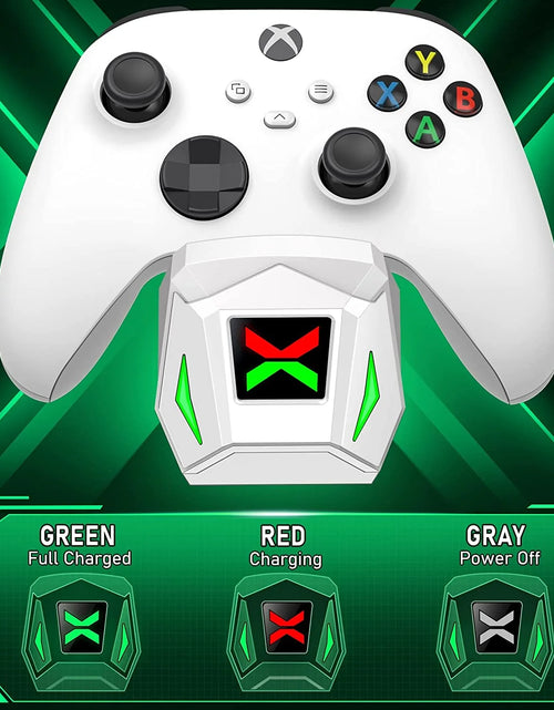Load image into Gallery viewer, Xbox Controller Charger Station, 2 X5520Mwh Rechargeable Battery Pack for Xbox Series S/Xbox One X/One S/Xbox Elite/ Xbox Series X Controller
